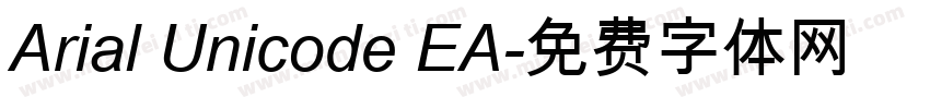 Arial Unicode EA字体转换